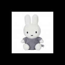 Peluche Miffy - Fluffy Bleu - 25 Cm - Pioupiou et Merveilles