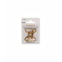 Lot De 2 Mousquetons Spécial Lanière - Bohin Or