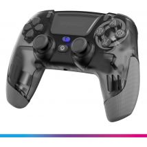 Manette Sans Fil Ps4/ps3/pc/android/ios - Oniverse - Sortie Casque Stéréo, Gyro 6 Axes Revolt Gris