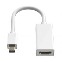 Adaptateur Mini Displayport Mâle Vers Hdmi Femelle Macbook 4k Full Hd Linq Blanc