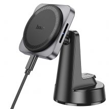 Hoko Support Chargeur Voiture Magsafe 15w Tableau De Bord Rotatif Noir