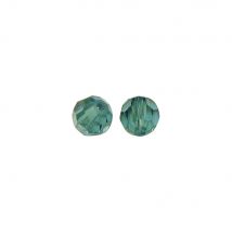 Swarovski Elements Perle Ronde Cristal, Turquoise D`inde, 4 Mm Ø, Boîte 20 Pces