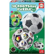 Puzzle 3d - Ballon De Foot - 32 Pièces - Sphère - Dès 6 Ans - Educa - Educa Borras