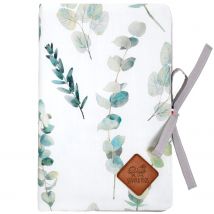 Protège Carnet De Santé Bébé En Coton, Eucalyptus - Sevira Kids