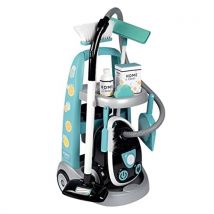 Chariot De Ménage Avec Aspirateur - Smoby - 9 Accessoires
