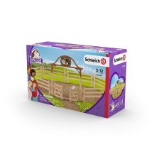 Horse Club Pré Pour Chevaux Avec Portail - Schleich