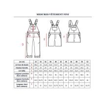 Patron Salopette Femme Lyon Pochette Taille N°fr 32-52 - Ikatee