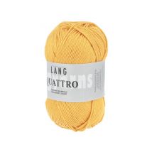 Fil À Tricoter 100% Coton Quattro - Lang Yarns 59 Orange
