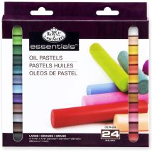 Pastels À L'Huile - 24 Couleurs - Grand Format - Royal & Langnickel - Royal & Langnickel Mix-tique