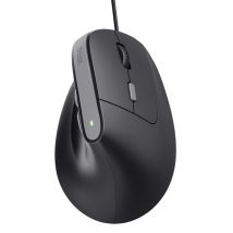 Trust Souris Ergonomique Filaire Bayo Ii Idéale Pour Les Droitiers Noir