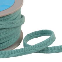 Double Cordon Fils 10mm Vert Bleu Au Mètre - My mercerie