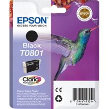 Epson Cartouche D'Encre T0801 Noir - Colibri (c13t08014011) - Epson