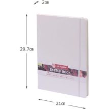 Carnet À Croquis / Sketch Book - Format A4 (21x29,7cm) - 80 Feuilles - 140g - Blanc - Royal Talens