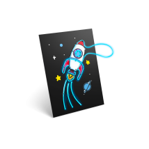 Kidyneon - Kit Decoration Murale Lumineuse - 9 Dessins - - Kidywolf