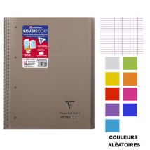 Cahier - A4 (21x29,7cm) - Petits Carreaux - 160 Pages - Couverture En Polypro - À Spirale - Clairefontaine - Koverbook