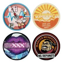 Borderlands - Pack 4 Sous-verres Borderlands - Fanatikk