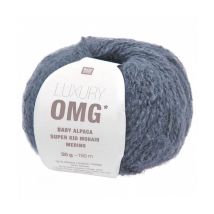 Fil Exceptionnel À Tricoter Luxury Omg - Rico Design 08 Bleu Marine