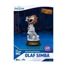 La Reine Des Neiges - Statuette Mini Diorama Stage Olaf Presents Olaf Simba 12 Cm - Beast Kingdom