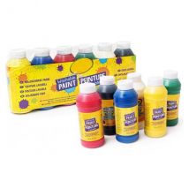 Pack 6 Bouteilles De Peinture Lavable 236 Ml - Crayola - Gouache, Loisirs Creatifs - Crayola