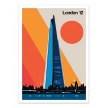 Affiche 50x70 Cm - London 12 - Bo Lundberg - Wall Editions