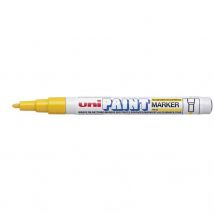 Marqueur Paint Marker Px21 Pointe Conique Fine 0,8 - 1,2mm Jaune Uni-ball - Uni-Ball