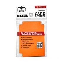Ultimate Guard 10 Intercalaires Pour Cartes Card Dividers Taille Standard Orange
