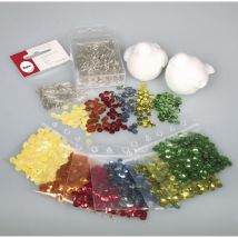 Paillettes - Kit Oiseau piepetmatz, 2 Oiseaux, Boîte - Rayher