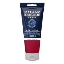 Peinture Acrylique En Tube Rouge Carmin 80ml Lefranc & Bourgeois - Lefranc Bourgeois