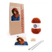 Kit Tricot Capuche Snowboard Caramel Tu - Pingouin
