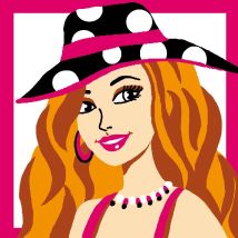 Kit Canevas Soudan Fashionista 25x25 Cm - LUC