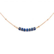 Collier Piana En Pierres Lapis-lazuli - SLOYA