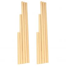 10 Bâtons En Bois Pour Macramé - Artemio