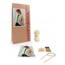 Kit Tricot Gilet Femme Daniela Ecru 50/52 - Phildar