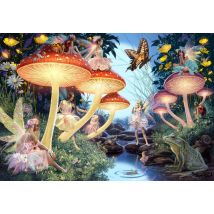 Puzzle 1000 Pièces - Ruisseau De Champignons - Grafika
