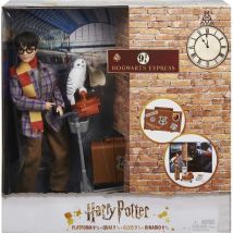 Coffret Collector Harry Potter Quai 9 3/4 : Harry Potter + Chouette Hedwige + Accessoires - Poupee - Mattel Gxw31 - Harry Potter