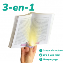 Lampe De Lecture Lizia 3-en-1 - Violet