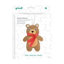Kit De Couture Enfant – Ourson En Feutrine – Gründl Marron