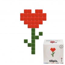 Kit Mosaïque Diy Pixel Art - Coeur Rose - Mini - Tilipix
