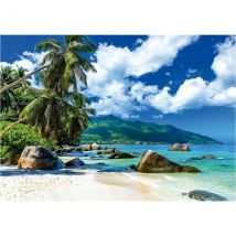 Puzzle Seychelles Au Bord De La Plage 1500 Pieces - Collection Paysage Mer Montagne - Educa 19564 - Educa