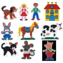 Plaque Pour Perles Standard (ø5 Mm) Journée À La Ferme 10 Pièces - Hama