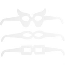 Lunettes, H: 4,5-10 Cm, L: 32 Cm, 16pièces, 230 Gr - CC Hobby