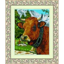 Kit À Broder Point De Croix La Clarine - LUC