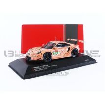 Voiture Miniature De Collection - Ixo - Porsche 911 (991) Rsr - 1/43 - Lmgte Pro Le Mans 2018 - Rose