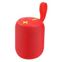 Enceinte Bluetooth Portable Sans Fil Extérieure Son Clair Et Appels Mains Libres Rouge Yonis - Yonis