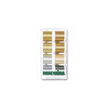 Coffret De Fils À Broder Metallic 40 Smooth - 8 X 200m - Madeira Multicolore