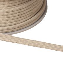 Bobine 20m Double Cordon 9mm Beige/or - My mercerie