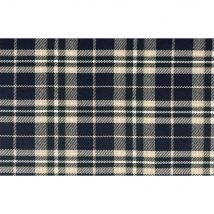 Tissu Tartan Ecossais Mattia Sur Fond Bleu Marine - Craftine