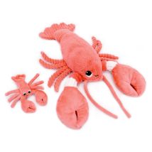 Les Déglingos Les Ptipotos By Peluche Maman Bebe I Love You Homard Maman And Bebe Corail