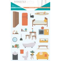 Gommettes Stickers À La Maison 240 Pièces - Sodertex