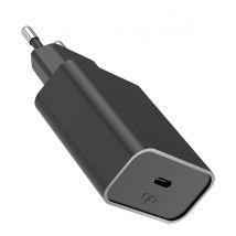 Force Power Chargeur Secteur Usb C Pd 45w Power Delivery Gan Gris